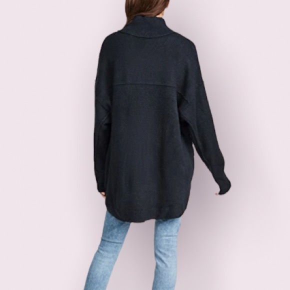 Free People Afterglow Mock Neck Sweater, Size Small - Picture 3 of 12